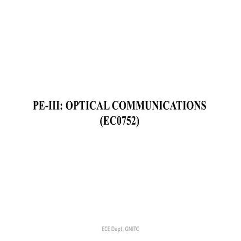 OFC- Communication via optical fiber ...