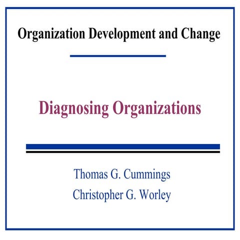 Oc 6440 diagnosing organizations