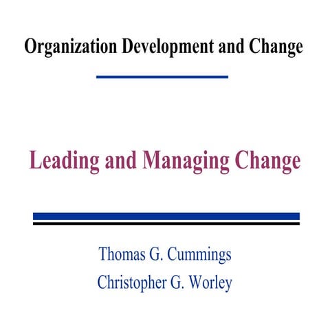 Oc 6440 leading and managing change