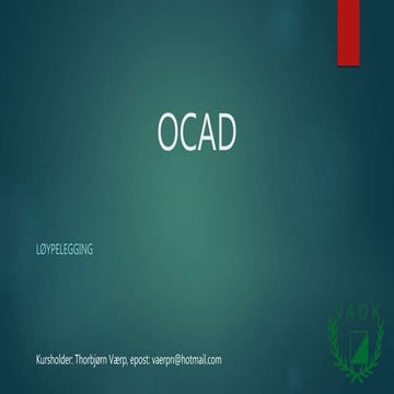 OCAD løypelegging