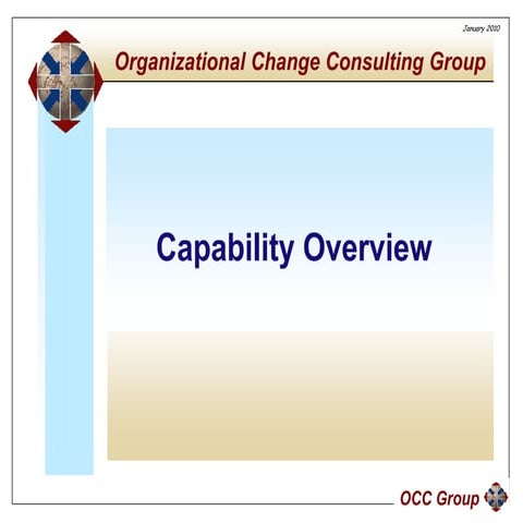 OCC Group Capability Presentation   Linkedin 2010