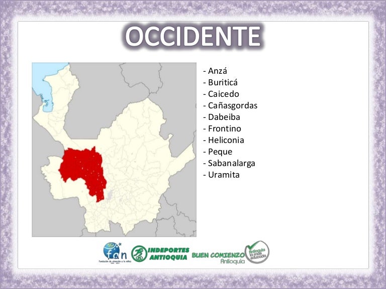Ludotecas Occidente antioqueño