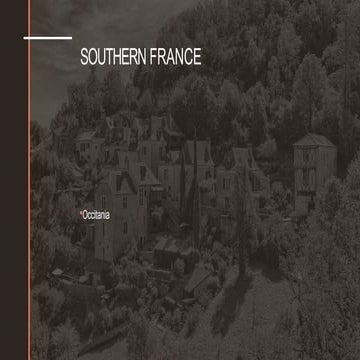 Occitania southern france and its cuisine and culture  .pptx