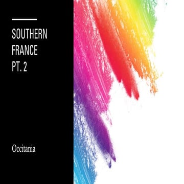 introdcution to Occitania food and culture