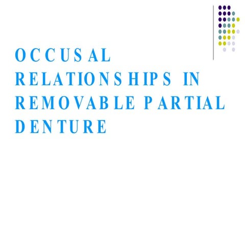 Occlusal relationship in_rpd__prostho_