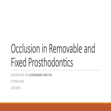 bite registration for fixed Prosthodontic restoration | PPTX