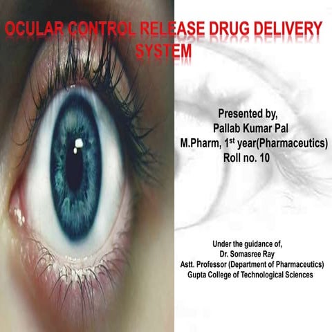 Ocular Drug delivery system