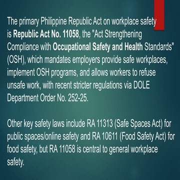 DEPARTMENT ORDER NO.252-25.pptx DOLE OSHS | PPTX