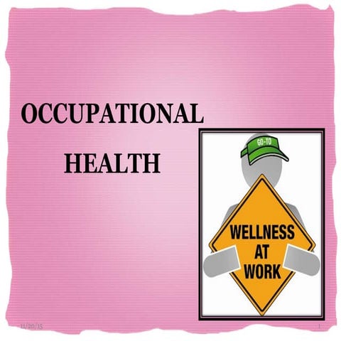Occupational health