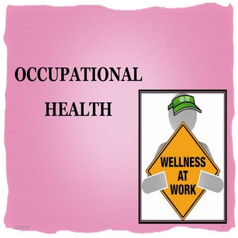 Occupational health