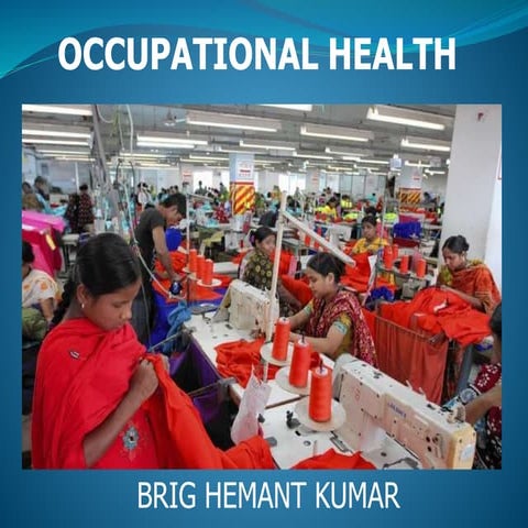 Occupational health and safety