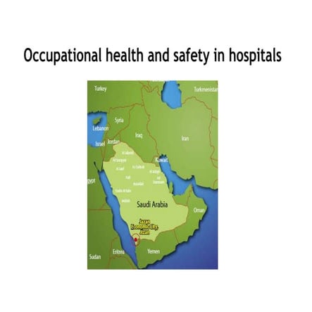 Occupational health and safety in hospitals and health centers