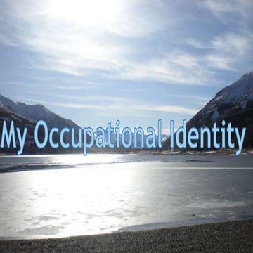Occupational Identity powerpoint | PPTX