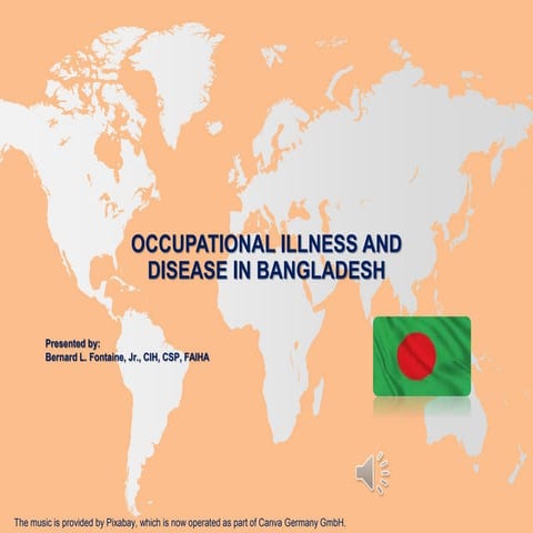 Occupational illness and Disease in Bangladesh