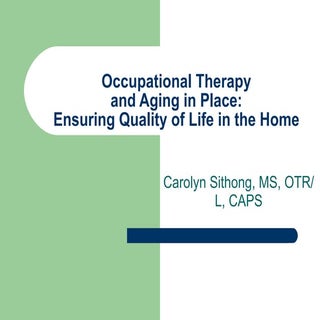 Occupational Therapy Aip 2 25 10