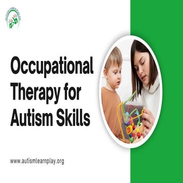 How Can Occupational Therapy Help Autism Spectrum Disorder (ASD ...