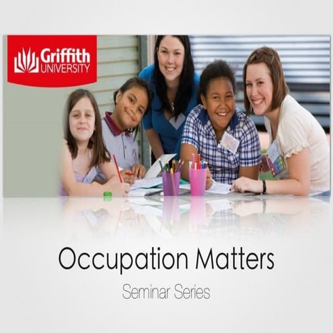 Occupation matters