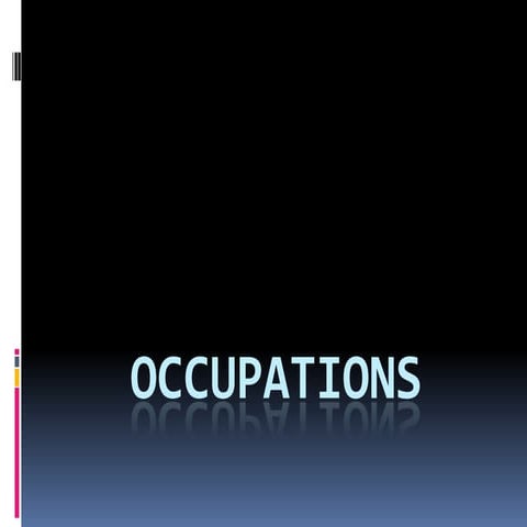 Occupations | PPTX