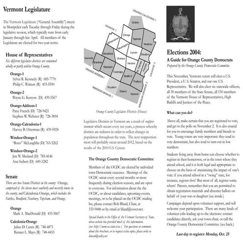 2004 Orange Country Guide