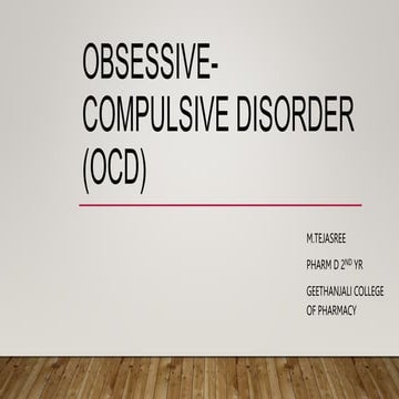 Get to know about obsessive compulsive disorder (0CD)
