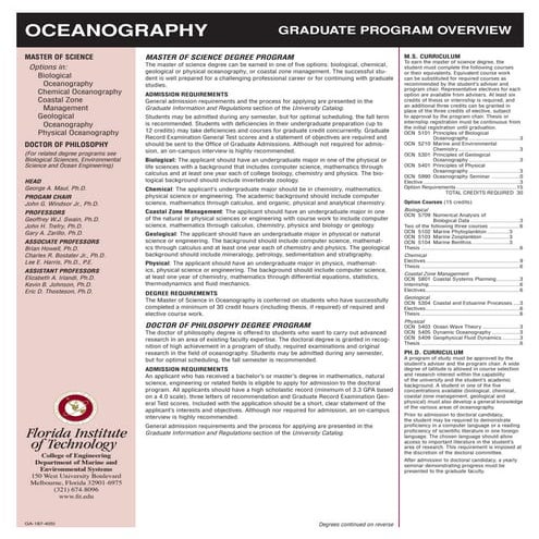 Oceanography
