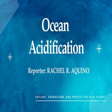 Ocean acidification | PPTX