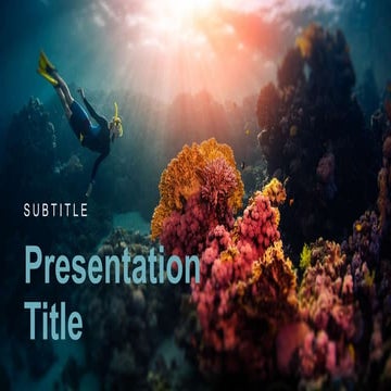Presentation Ocean Care PowerPoint Template | PPTX