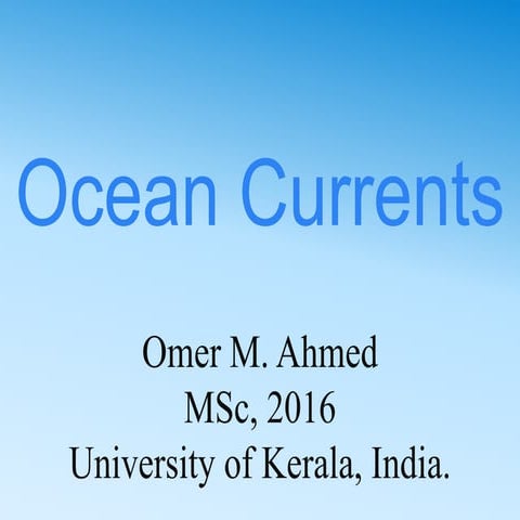 Ocean current
