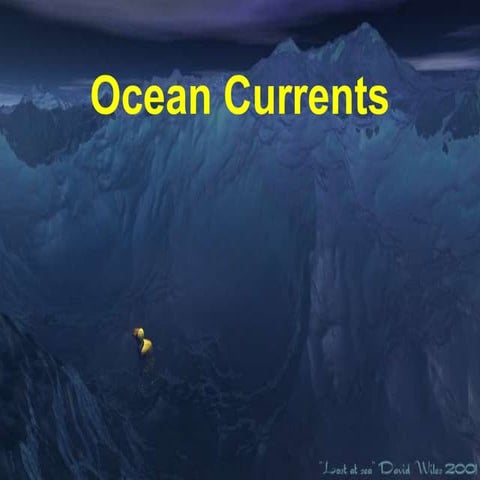 Ocean currents