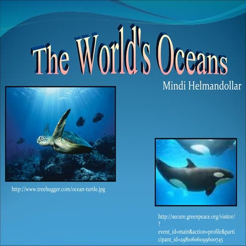 Ocean habita powerpoint