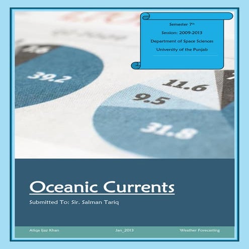 Oceanic currents