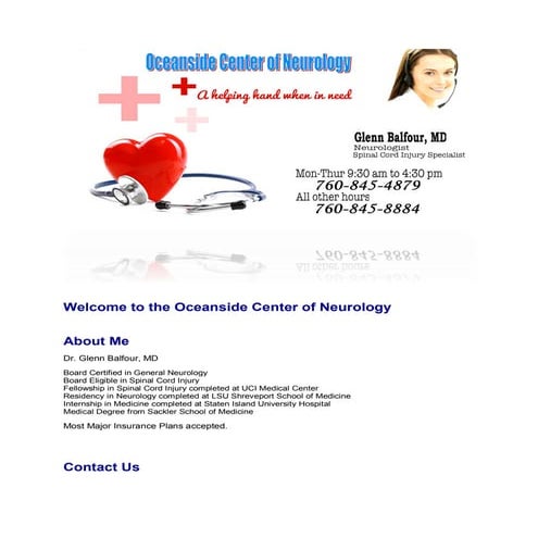 Oceanside center of neurology