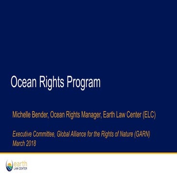 Marine Life And Its Protection Under Indian Law, Submitted by Snehita ...