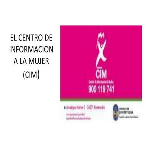 O centro de información á muller