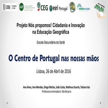 O centro de portugal nas nossas maos