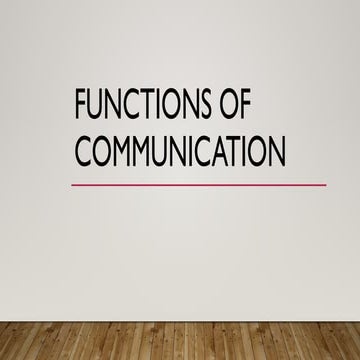 Oral Communication - Functions of Communication.pptx