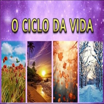 O CICLO DA VIDA  processo contínuo de reencarnação, onde o espírito renasce e...