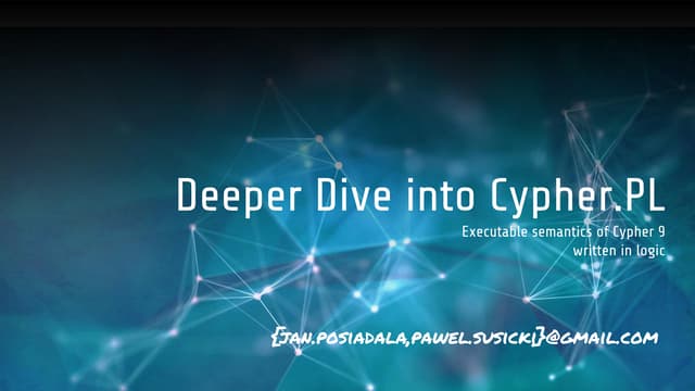 Cypher.PL: an executable specification of Cypher semantics