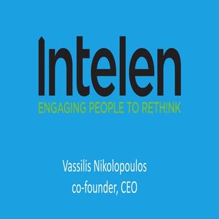 Intelen at Open Coffee Athens #88