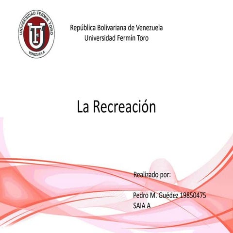 La recreación