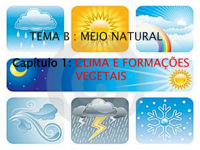 O clima