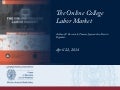 The Online College Labor Market