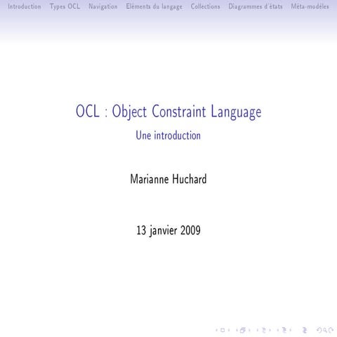UML OCL : Cheat Sheet - 10 | ODT