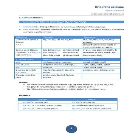 Ortografia de les consonants oclusives