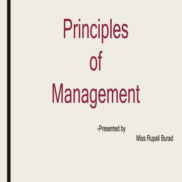 Henry Fayol's 14 Principles of Mangement