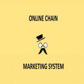 Online Chain Marketing System