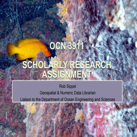 Ocn ens 3911 (spring 2017)