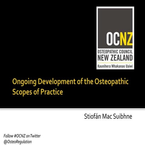 OCNZ Wellington Regional Conference November 2014