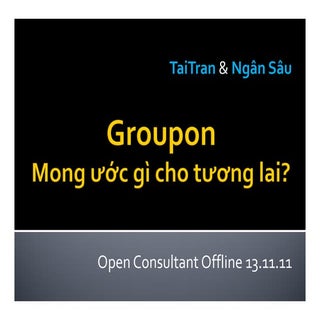 Mô hình Groupon có bền vững?