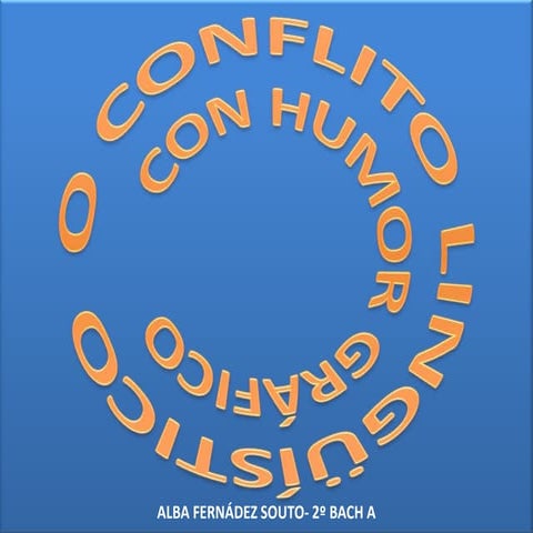 O conflito lingüístico con humor gráfico